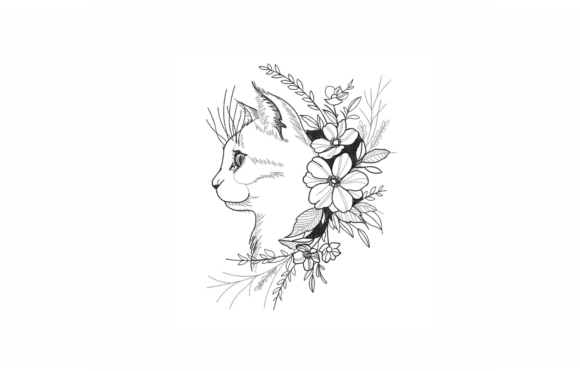 Cat and Lily Machine Embroidery Design Review