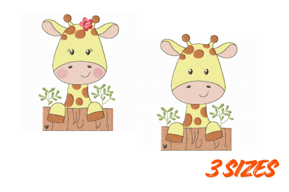 Cute Giraffe Couple Embroidery Set Review