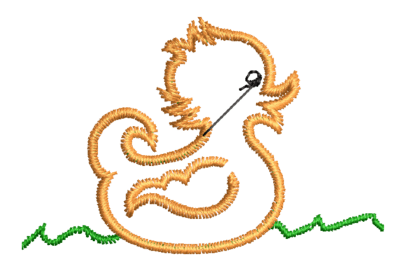 Cute Rubber Duck Embroidery Design Review