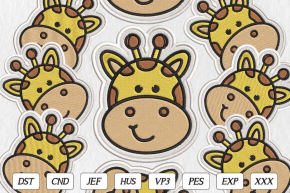 Cute Safari Giraffe Embroidery Review