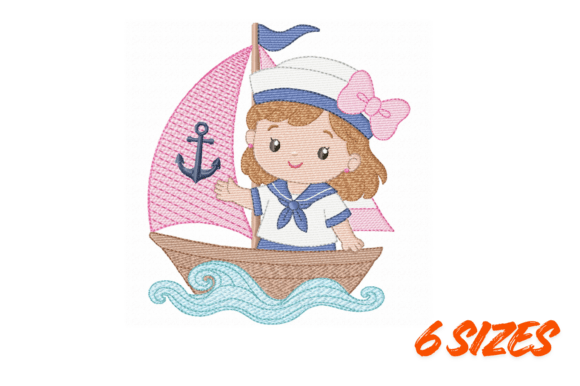 Cute Sailor Girl Embroidery Design Review