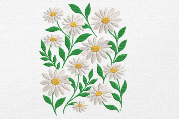 Daisy Embroidery Flower Design Review