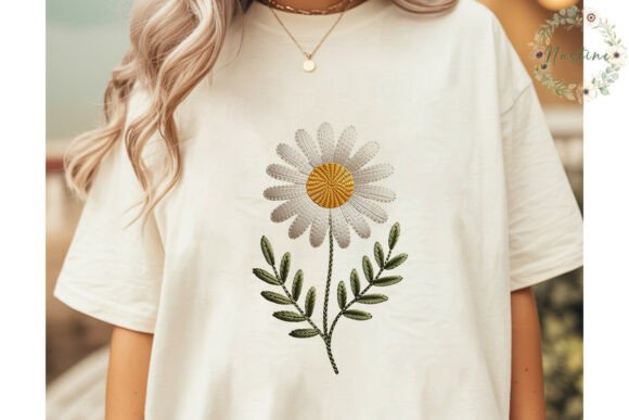 Delicate Daisy Embroidery PNG Clipart Review