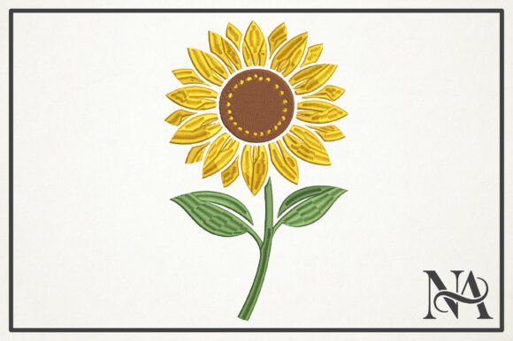 Detailed Sunflower Embroidery Design Review