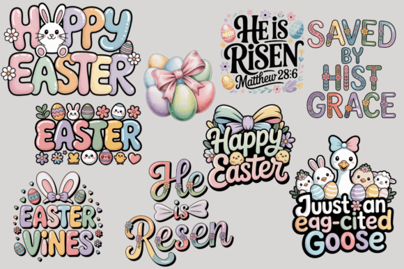 Embroidery Easter Png Bundle Review for Craft Fairs
