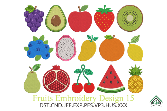 Fruits Embroidery Design Bundle Review