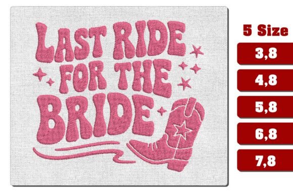Last Ride for the Bride Embroidery Review