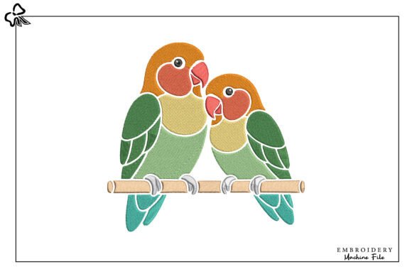 Lovebird Parrot Embroidery Design Review