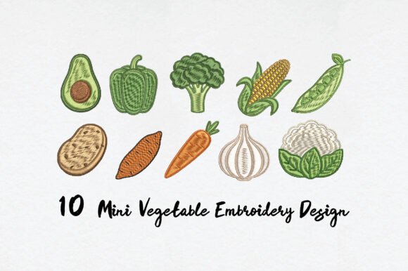 Mini Vegetable Embroidery: A Designer's Review
