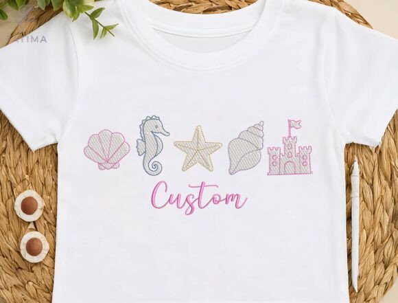 Personalized Beach Embroidery Design Review