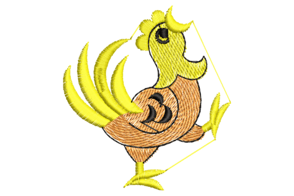 Rooster or Hen Embroidery Design Review