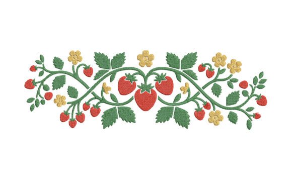 Strawberry Vine Embroidery Design Review