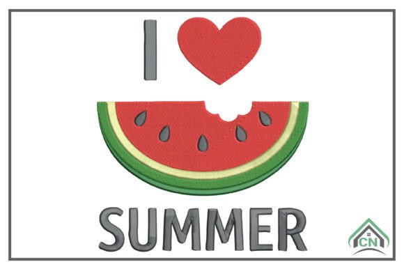 Summer Watermelon Embroidery File Review
