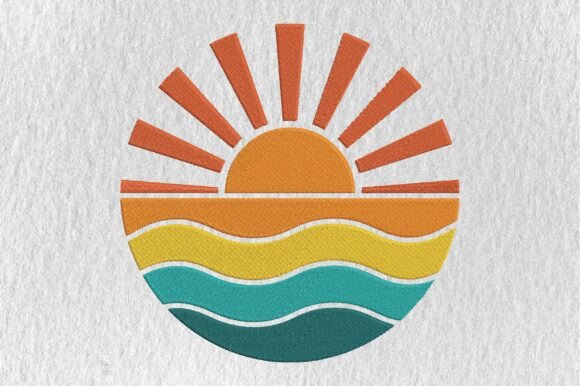 Sunrise Ocean Waves Embroidery Design Review