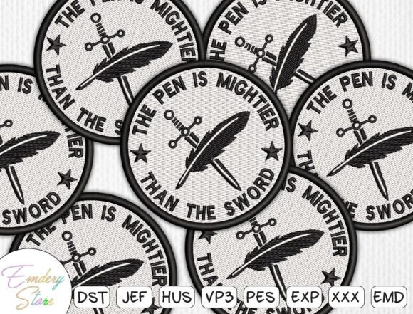 Writer Quote Patch Embroidery Design Review
